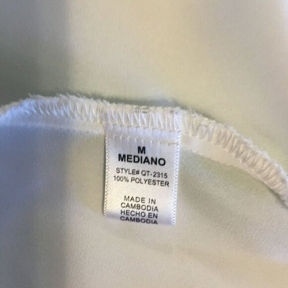 Zenana Outfitters Tank Top Style Blouse Cotton Yoke Colorblock Women''s Medium - Picture 11 of 12